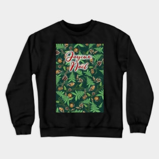 Forest life Christmas card Crewneck Sweatshirt